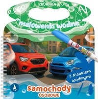 Samochody osobowe. Zadanka & malowanki wodne - Wioleta Żyłowska - książka