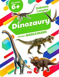 Dinozaury Zeszyt z naklejkami -  - książka