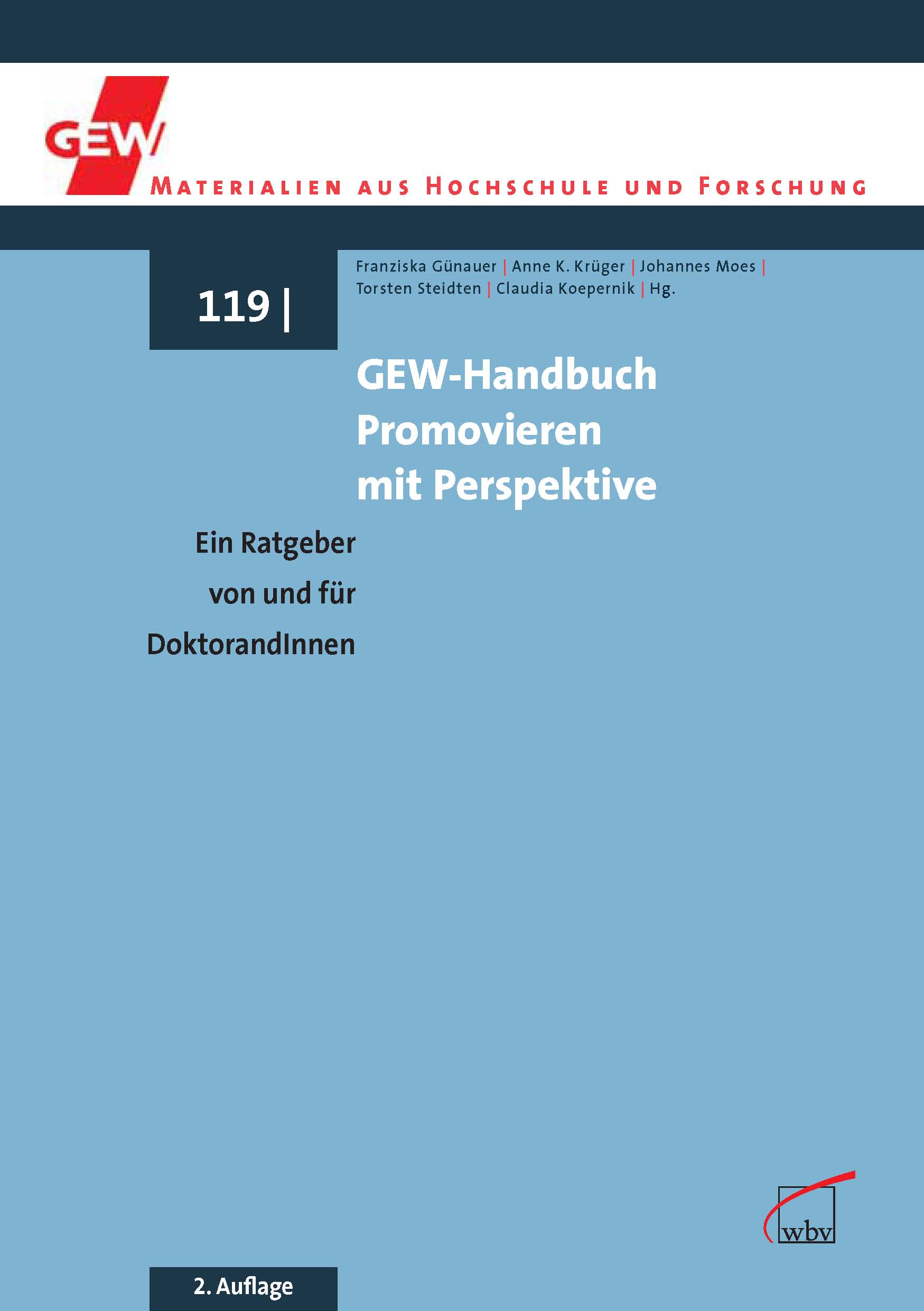 GEW-Handbuch Promovieren mit Perspektive