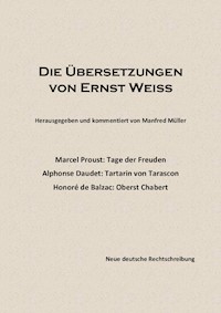 Die Übersetzungen von Ernst Weiß - Manfred Müller - ebook