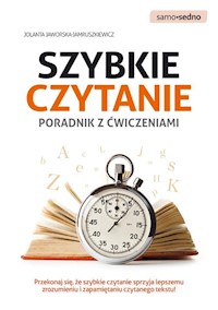 Szybkie czytanie Poradnik z ćwiczeniami - Jaworska-Jamruszkiewicz Jolanta - książka