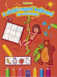 Zabawa z ulubionymi bajkami dla sześciolatka Czerwona -  - książka