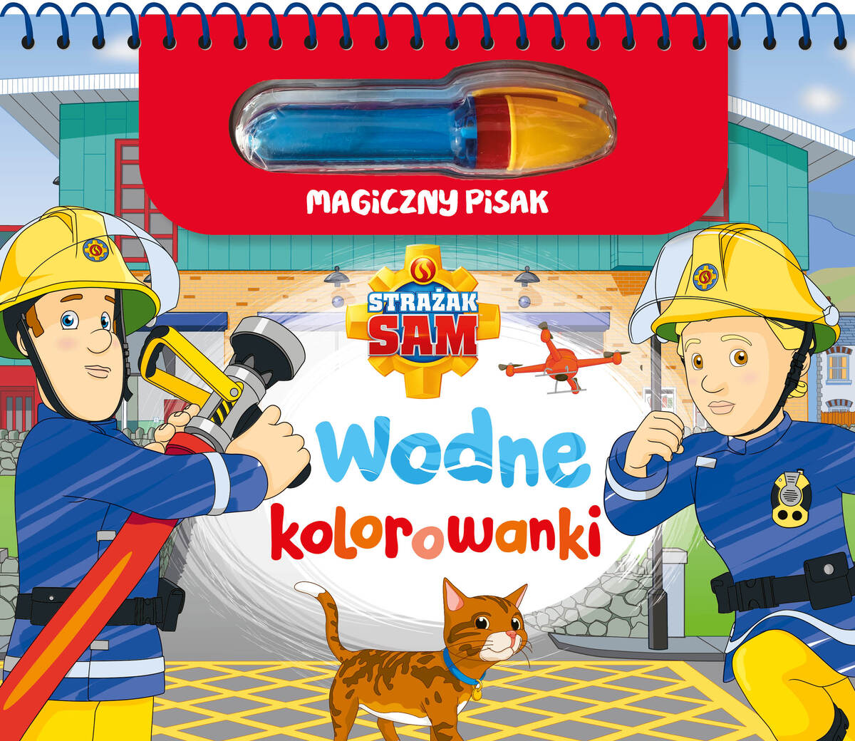 Strażak Sam. Kolorowanki wodne i magiczny pisak - zbiorowa praca - książka