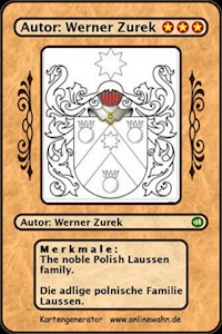 The noble Polish Laussen family. Die adlige polnische Familie Laussen. - Werner Zurek - ebook