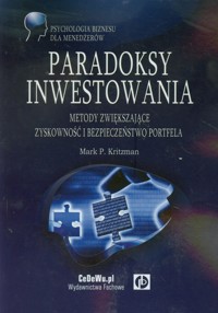 Paradoksy inwestowania - Kritzman Mark P. - książka