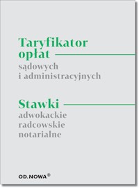 Taryfikator opłat sądowych i administracyjnych -  - książka