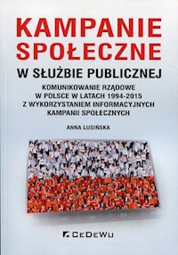 Kampanie społeczne w służbie publicznej - Lusińska Anna - książka