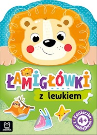 Łamigłówki z lewkiem Książeczka z naklejkami 4+ - Podgórska Anna - książka