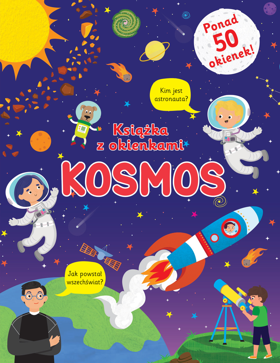Kosmos. Książka z okienkami - praca zbiorowa, Helena Muszyńska (tłum.) - książka