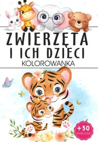 Zwierzęta i ich dzieci Kolorowanka -  - książka