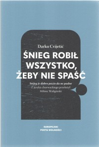 Śnieg robił wszystko, żeby nie spaść - Cvijetic Darko - książka