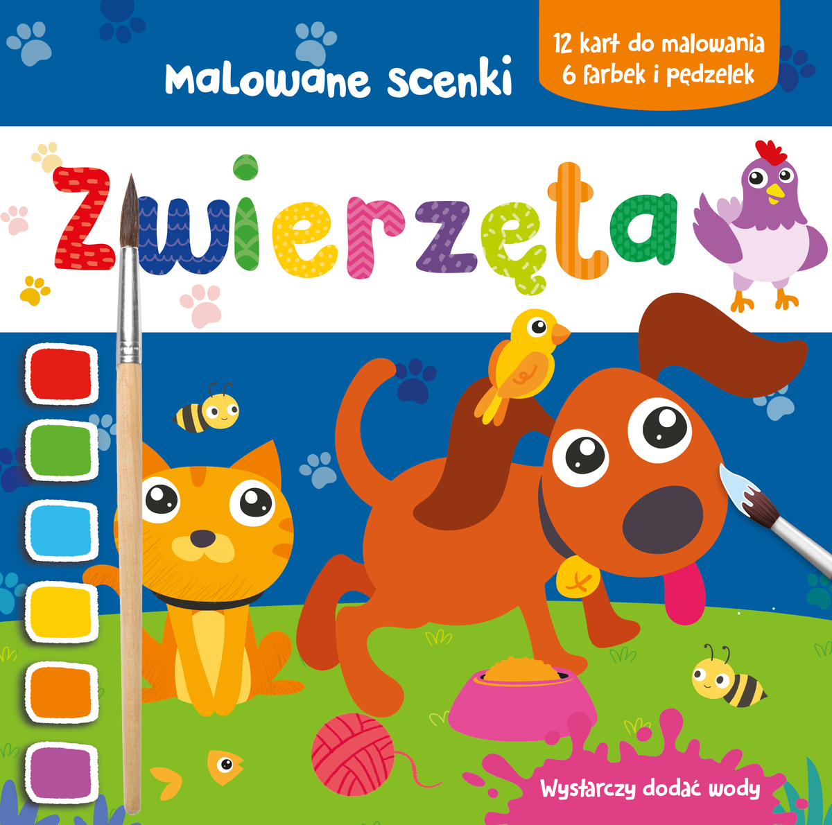 Malowane scenki. Zwierzęta - zbiorowa praca - książka