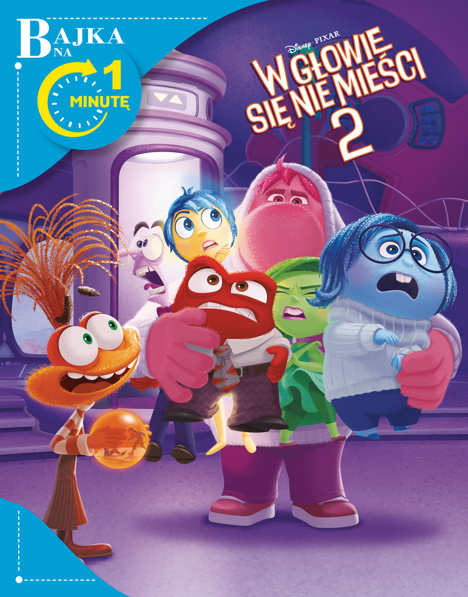 Bajka na 1 minutę. Disney Pixar W głowie się nie mieści 2 - zbiorowa praca - książka