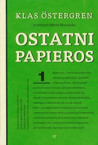 Ostatni papieros - Ostergren Klas - książka