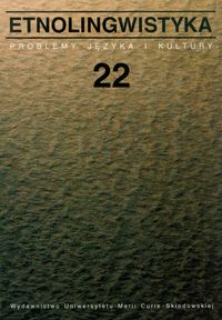 Etnolingwistyka Tom 22 -  - książka