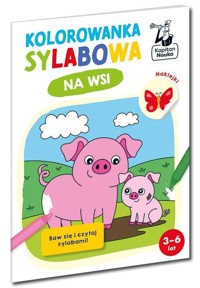 Kolorowanka sylabowa. Na wsi - Sylwia Czarnecka - książka