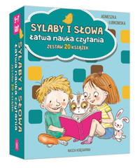 Sylaby i słowa. Łatwa nauka czytania - zestaw 20 książek - Agnieszka Łubkowska - książka