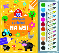 Kolorowanka z zadaniami Na wsi -  - książka