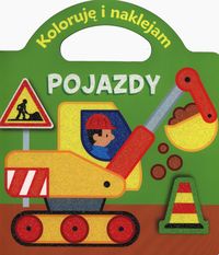 Pojazdy Koloruję i naklejam -  - książka