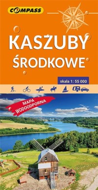 Kaszuby środkowe. Mapa turystyczna w skali 1:55 000. - zbiorowa praca - książka