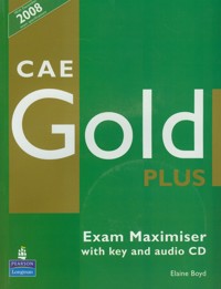 CAE Gold Plus Exam Maximiser with key z płytą CD - Boyd Elaine - książka