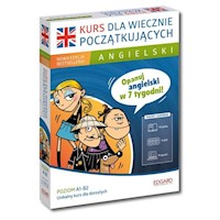 Angielski Kurs dla wiecznie początkujących Poziom A1-B2 + 8CD - Katarzyna Wiśniewska - książka