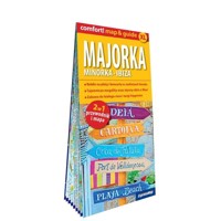 Majorka, Minorka, Ibiza. Laminowana mapa i przewodnik 2w1 - zbiorowa praca - książka