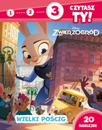 1, 2, 3, czytasz ty! Poziom 3. Wielki pościg. Disney Zwierzogród - Elżbieta Lekan - książka