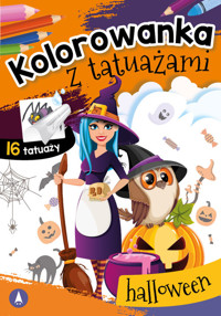 Kolorowanka z tatuażami Halloween -  - książka