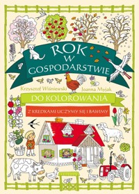 Rok w gospodarstwie do kolorowania - z kredkami uczymy się i bawimy - Krzysztof Wiśniewski - książka