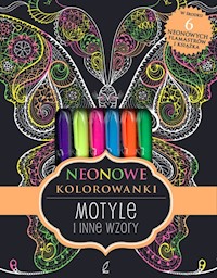 Neonowe kolorowanki Motyle i inne wzory -  - książka