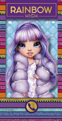 Rainbow High. Violet i Sunny. Książeczka telefon - Monika Kiersnowska - książka