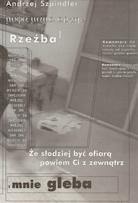 Rzeźba - Szpindler Andrzej - książka