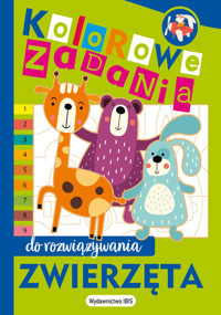 Kolorowe zadania do rozwiązywania Zwierzęta -  - książka