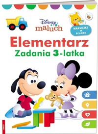 Disney maluch Elementarz Zadania 3-latka -  - książka