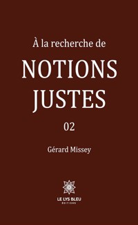 À la recherche de notions justes - Tome 2 - Gérard Missey - ebook