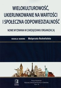 Wielokulturowość ukierunkowanie na wartości i społeczna odpowiedzialność -  - książka