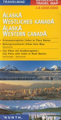 Alaska Western Canada 1:4000 000 Travelmag -  - książka