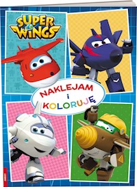 Super Wings Naklejam i koloruję -  - książka