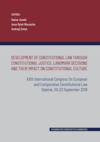 Development of Constitutional Law Through Constitutional Justice: Landmark Decisions and their Impac - - książka