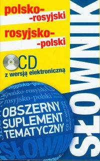 Słownik polsko-rosyjski rosyjsko-polski z płytą CD - - książka