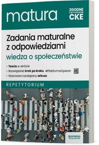Zadania maturalne z odpowiedziami. Matura 2025. Wiedza o społeczeństwie. Repetytorium - Derdziak Artur - książka