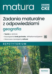 Zadania maturalne z odpowiedziami Matura 2025 Geografia Repetytorium - Chabasiński Krzysztof, Maląg Agnieszka - książka