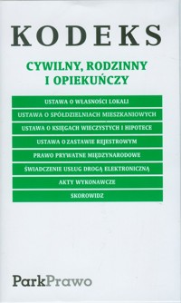 Kodeks cywilny, rodzinny i opiekuńczy -  - książka
