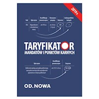 Taryfikator mandatów i punktów karnych sierpień 2019 -  - książka