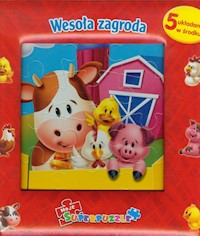 Wesoła zagroda Super puzzle - - książka