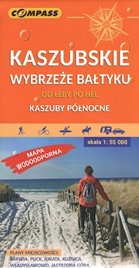 Kaszubskie wybrzeże Bałtyku Mapa turystyczna 1:55 000 -  - książka