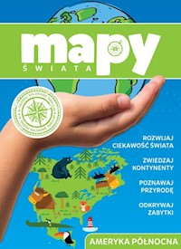 Mapy świata Ameryka Północna - - książka