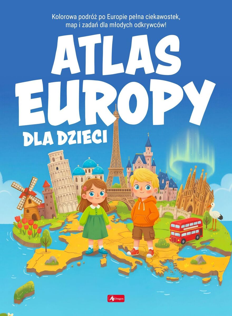 Atlas Europy dla dzieci. Atlas dla dzieci - zbiorowa praca - książka