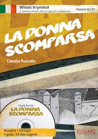 Włoski Kryminał z samouczkiem La donna scomparsa - Claudia Ruscello - książka